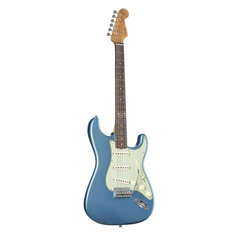 Direkt Vom Hersteller Fender 1959 Stratocaster Journeyman/Closet Classic RW Super Faded Aged Lake Placid Blue