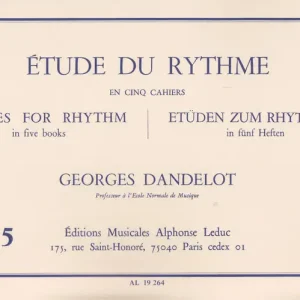 Super-Preis Leduc DANDELOT YVES - ETUDE DU RYTHME VOL.5