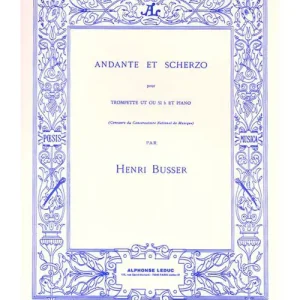 Saisonangebot Leduc BUSSER HENRI - ANDANTE ET SCHERZO OP.44 - TROMPETTE & PIANO