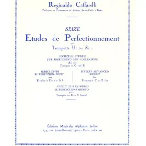 Direktkauf Leduc CAFFARELLI - 16 ETUDES DE PERFECTIONNEMENT pour trompette ut ou si b