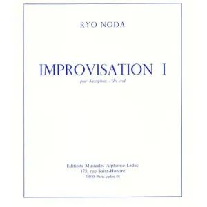 Echt Leduc NODA RYO - IMPROVISATION 1 - SAXOPHONE ALTO SEUL