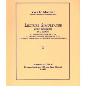 Geprüft Leduc LE MONNIER YVES - LECTURE SIMULTANEE VOL.1