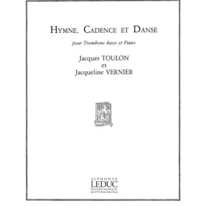 Top-Angebot Leduc TOULON J. & VERNIER J. - HYMNE CADENCE ET DANSE - TROMBONE BASSE & PIANO