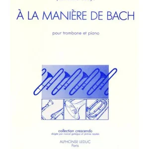 Sonderangebot Leduc DEFAYE JEAN-MICHEL - A LA MANIERE DE BACH - TROMBONE ET PIANO