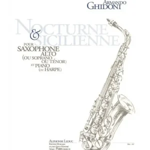 Ausverkauf Leduc GHIDONI ARMANDO - NOCTURNE ET SICILIENNE - SAXOPHONE & PIANO