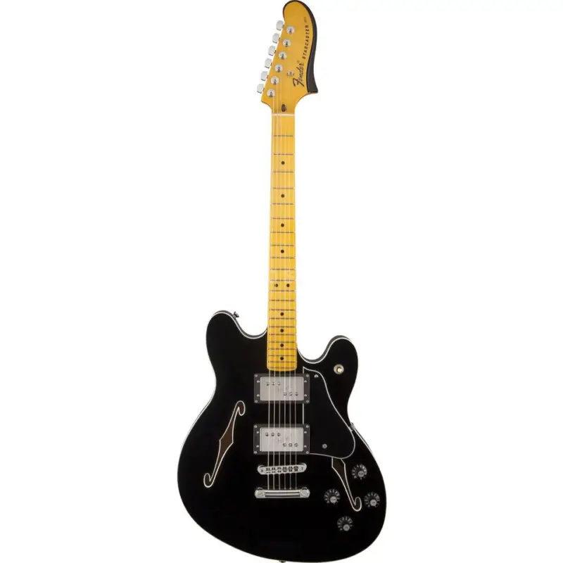 Gratis Versand Fender Starcaster MN BLK Black B-Stock