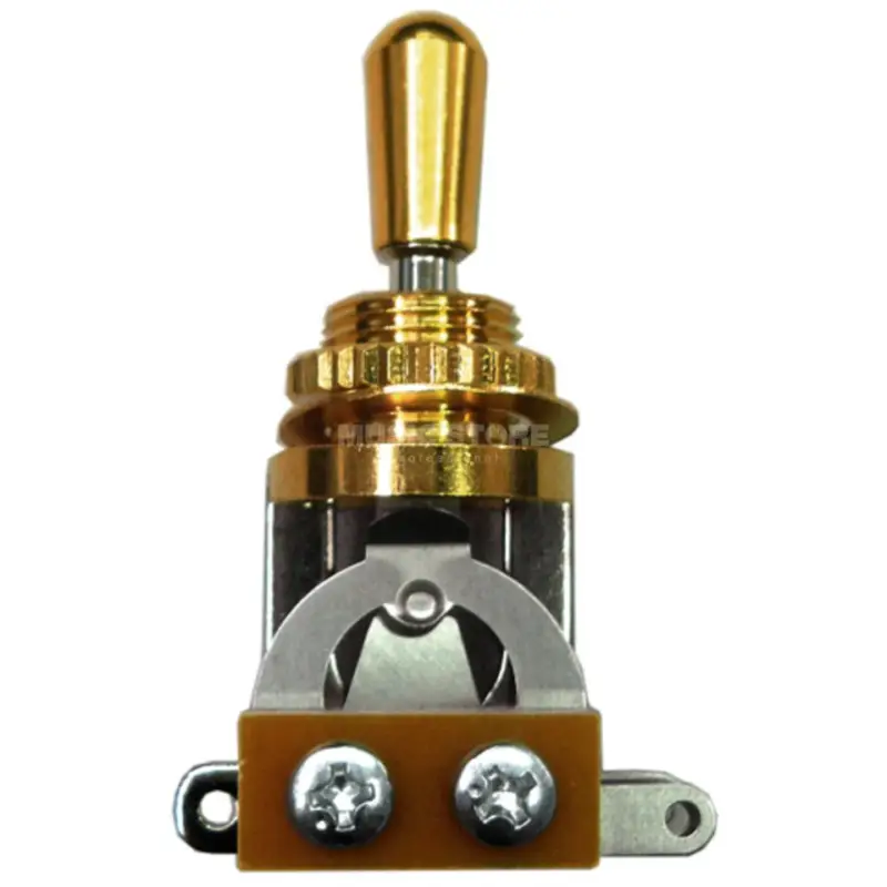 Göldo Toggle Switch Singlecut Style Gold (sichtbarer Teil) Garantierte Lieferung