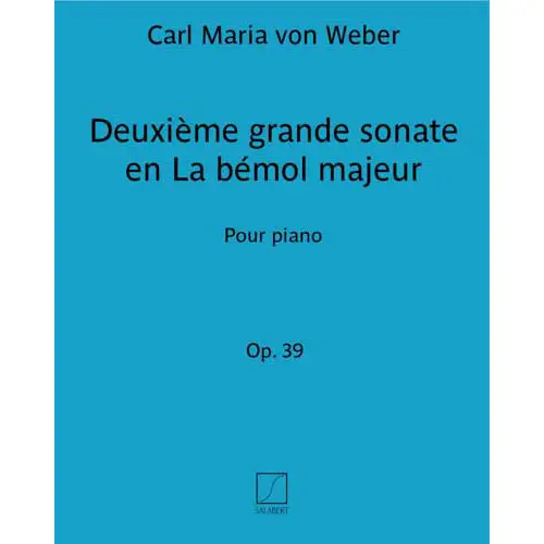 Salabert WEBER - GRANDE SONATE N 2 LAB. MAJEUR - PIANO Markenprodukt