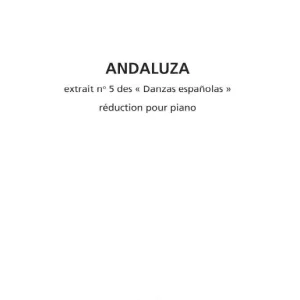 Salabert GRANADOS E. - ANDALUZA - PIANO Letzte Chance