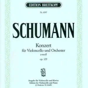 Online Kaufen Edition Breitkopf SCHUMANN R. - VIOLONCELLOKONZ. A-MOLL OP.129