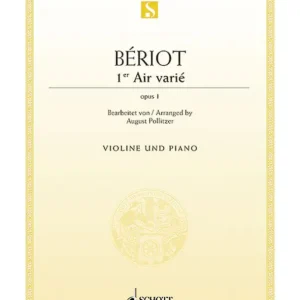 Mega-Angebot Schott BERIOT C.A. DE - AIR VARIE D MINOR OP.1 - VIOLIN AND PIANO
