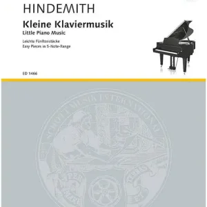 Schott HINDEMITH PAUL - LITTLE PIANO MUSIC OP. 45/4 - PIANO Markenware