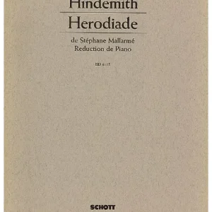 Schott HINDEMITH PAUL - HERODIADE - ORCHESTRA Neu Im Sortiment