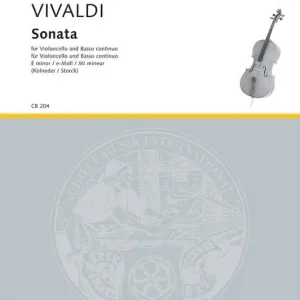 Schott VIVALDI ANTONIO - SIX SONATAS - CELLO AND BASSO CONTINUO Preiswert