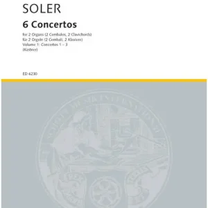 Mega-Angebot Schott SOLER PADRE ANTONIO - VI CONCIERTOS DE DOS ORGANOS OBLIGADOS BAND 1