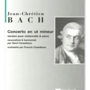 Salabert BACH J.C. - CONCERTO EN UT MINEUR - VIOLONCELLE ET PIANO Jetzt Kaufen