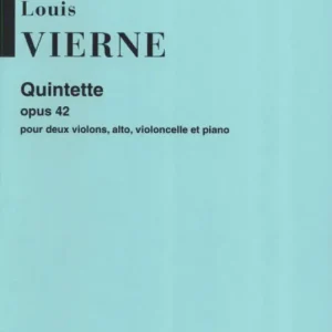 Direktkauf Salabert VIERNE - QUINTETTE - ENSEMBLE CORDES ET PIANO