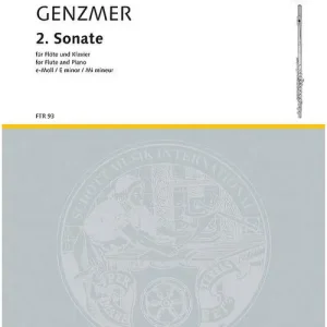 Top-Angebot Schott GENZMER HARALD - SONATA NO. 2 IN E MINOR - FLUTE AND PIANO