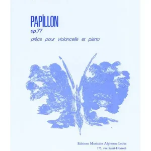Sonderaktion Leduc FAURE GABRIEL - PAPILLON OP.77 - VIOLONCELLE & PIANO
