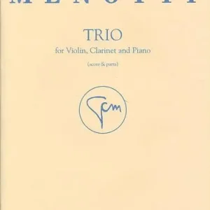 Versand Am Gleichen Tag Hal Leonard MENOTTI - TRIO - CLARINETTE VIOLON & PIANO