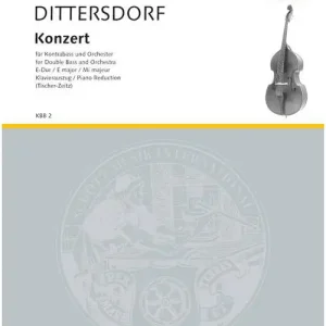 Schott DITTERSDORF K.D. - CONCERTO E MAJOR - DOUBLE BASS AND ORCHESTRA Bestpreis