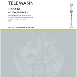 Kostenfreie Lieferung Schott TELEMANN G.P. - SONATA C MAJOR - TREBLE RECORDER AND BASSO CONTINUO CELLO (VIOLA DA GAMBA) AD LIB.
