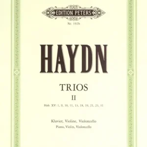 Bestpreis Edition Peters HAYDN FRANZ JOSEPH - PIANO TRIOS VOL 2 - VIOLIN CELLO AND PIANO