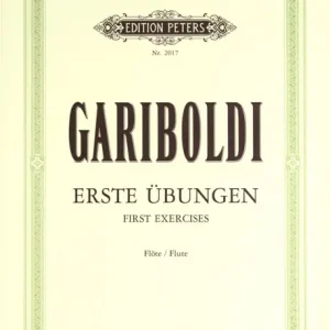 Gratis Versand Edition Peters GARIBOLDI - 58 FIRST EXERCISES - FLUTE