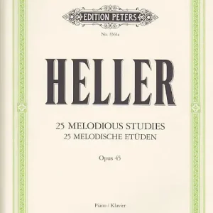 Edition Peters HELLER S. - 25 ETUDES MELODIQUES OP.45 - PIANO Direktkauf
