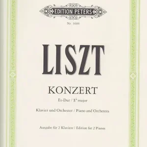 Schneller Versand Edition Peters LISZT FRANZ - KONZERT Es-Dur - 2 PIANOS