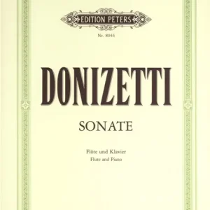 Edition Peters DONIZETTI GAETANO - FLUTE SONATA IN C Rabatt