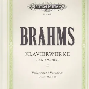 Edition Peters BRAHMS JOHANNES - KLAVIERWERKE VOL.2 (URTEXT) Gratis Versand