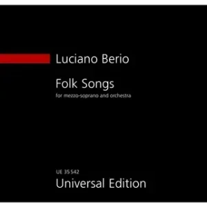 Sofort Bestellen Universal Edition BERIO LUCIANO - FOLK SONGS