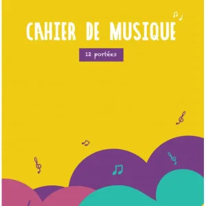 Schnäppchen Paul Beuscher Publications Cahier De Musique 12 Portées (Grand)