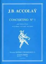 Schott ACCOLAY J.B. - CONCERTINO N°1 EN LA MINEUR Super-Preis