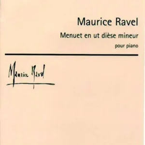 Salabert RAVEL M. - MENUET EN UT DIESE MINEUR - PIANO Must-Have