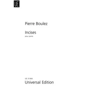 Universal Edition BOULEZ PIERRE - INCISES - PIANO Top-Preis