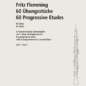 Zimmermann FLEMMING FRITZ - 60 ETUDES PROGRESSIVES POUR LE HAUTBOIS VOL.1 Must-Have