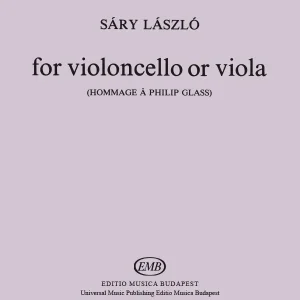 Sáry László ...for Violoncello or Viola Preis Gesenkt