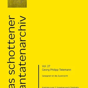 Gesegnet ist die Zuversicht TWV1:616 Must-Have