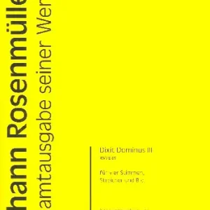 Dixit Dominus Nr.3 RWV.E89 Must-Have