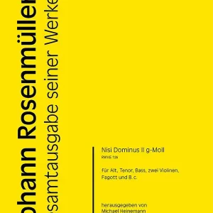 Nisi Dominus g-Moll Nr.2 RWV.E126 Gratis Versand