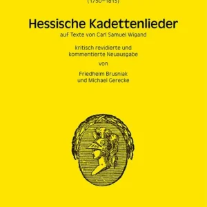 Neuheit Hessische Kadettenlieder: