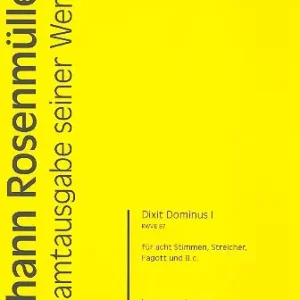 Sale Dixit Dominus Nr.1 RWV.E87
