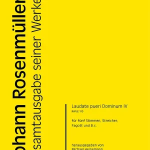Heißes Angebot Laudate pueri Dominum Nr.4 RWV.E110
