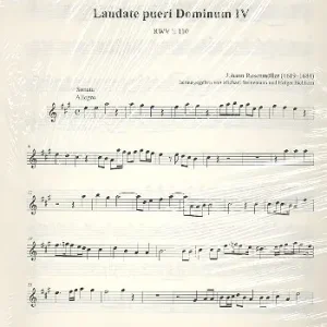 Laudate pueri Dominum Nr.4 RWV.E110 Bestseller