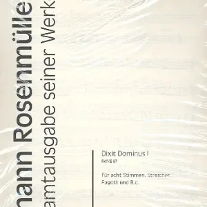 Dixit Dominus Nr.1 RWV.E87 Online Kaufen