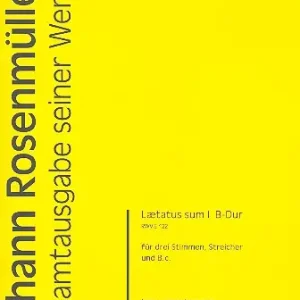 Laetatus sum B-Dur Nr.1 RWV.E122 Nur Heute