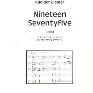 Nineteen Seventyfive für Rock-Streichorchester Angebot