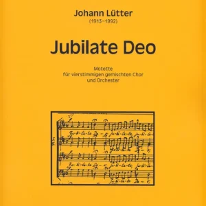 Kostenloser Rückversand Jubilate Deo für gem Chor und Orchester